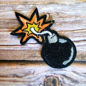 3/13$  Bomb Punk Rock 90'S Y2k Vintage Embroidered Iron on Patch.